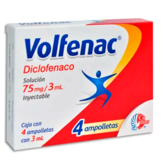 DICLOFENACO VOLFENAC 75MG C 4 AMP