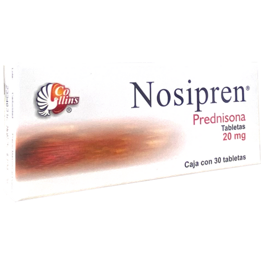 NOSIPREN T 30 20MG Prednisona