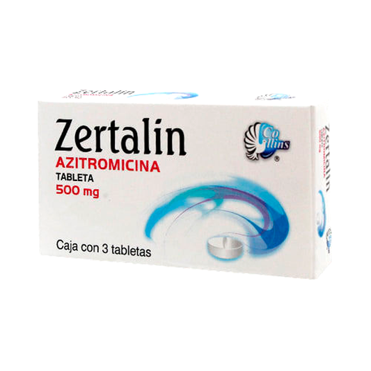 ZERTALIN T 3 500MG Azitromicina