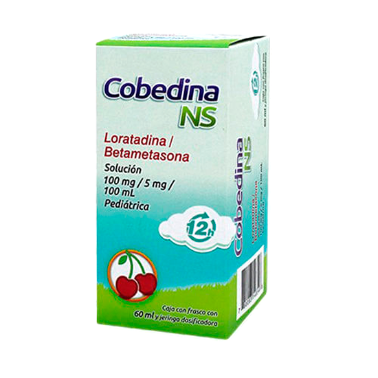 COBEDINA NS SOL 60ML 100MG 5MG Loratadina Betametasona