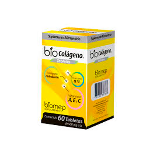 BIO COLAGENO 500MG C 60 TAB SUPL ALIMENT