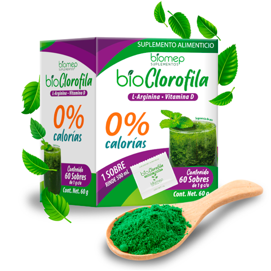 BIO CLOROFILA 1GR PVO C 60 SOBRES