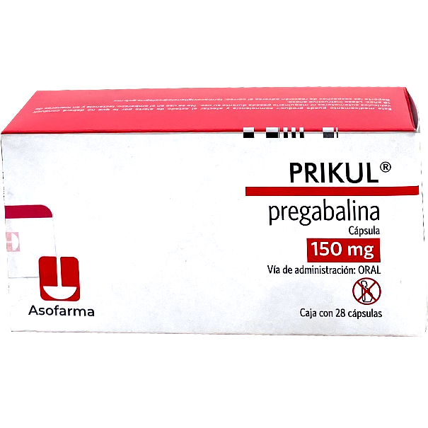 PRIKUL 150 MG CAPS 28
