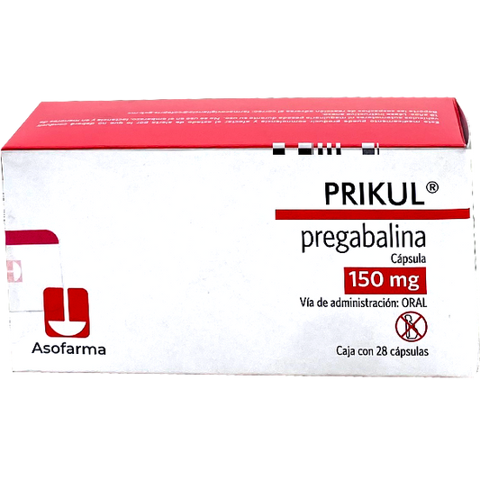 PRIKUL 150 MG CAPS 28