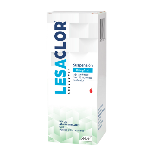 ACICLOVIR LESACLOR 200MG SUSP 125ML