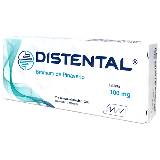 DISTENTAL 100MG C 14TAB Bromuro De Pinaverio