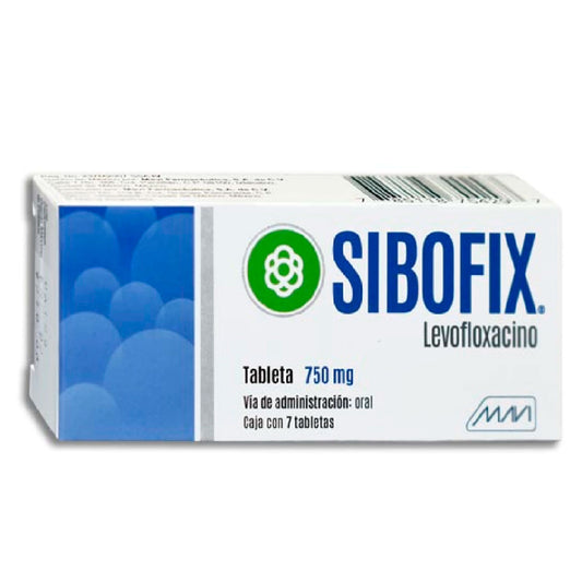 LEVOFLOXACINO SIBOFIX 750MG C 7 TAB