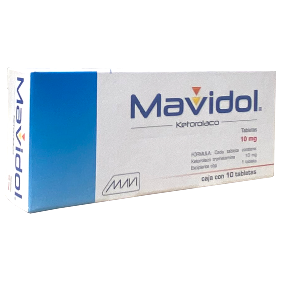 MAVIDOL 10 MG  C 10 TAB Ketorolaco
