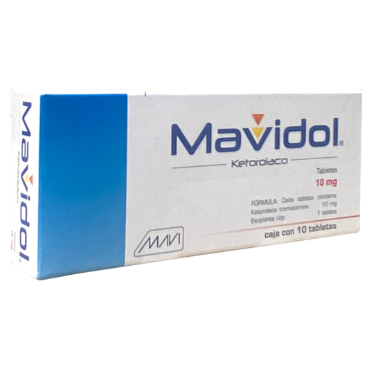 MAVIDOL 10 MG  C 10 TAB Ketorolaco