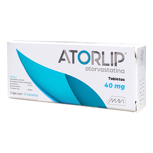 ATORLIP  40MG TAB C 10 Atorvastatina