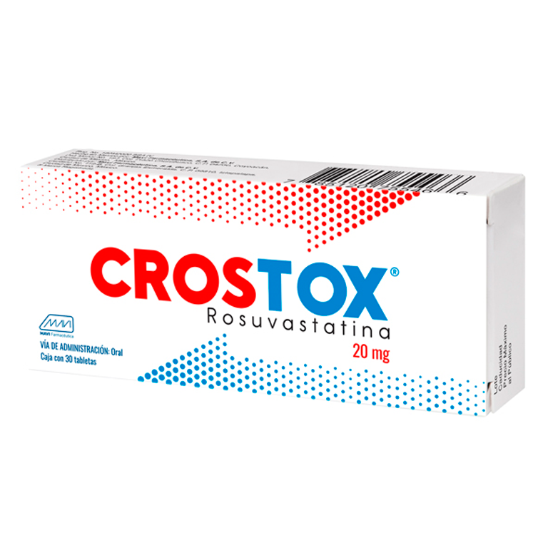 ROSUVASTATINA CROSTOX 20MG TAB 30