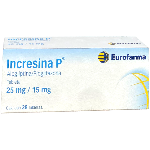 INCRESINA P 25MG 15 MG 28 TAB