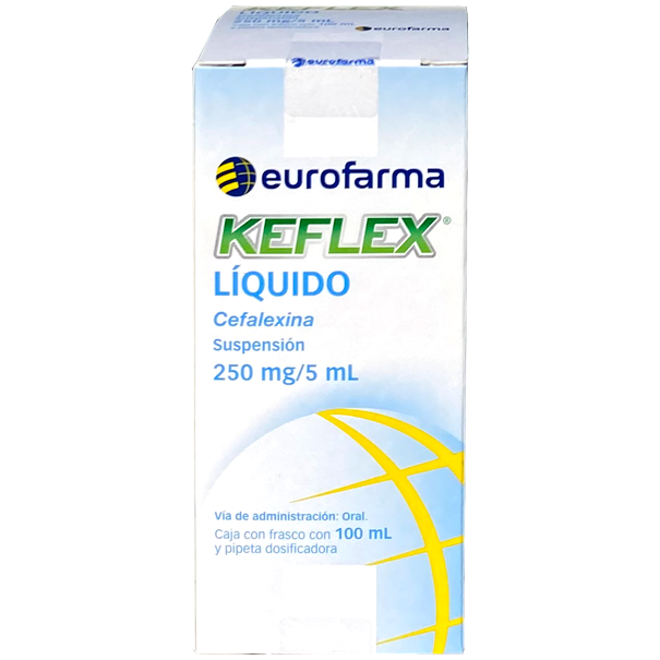 KEFLEX LIQUIDO 250MG C PIPETA