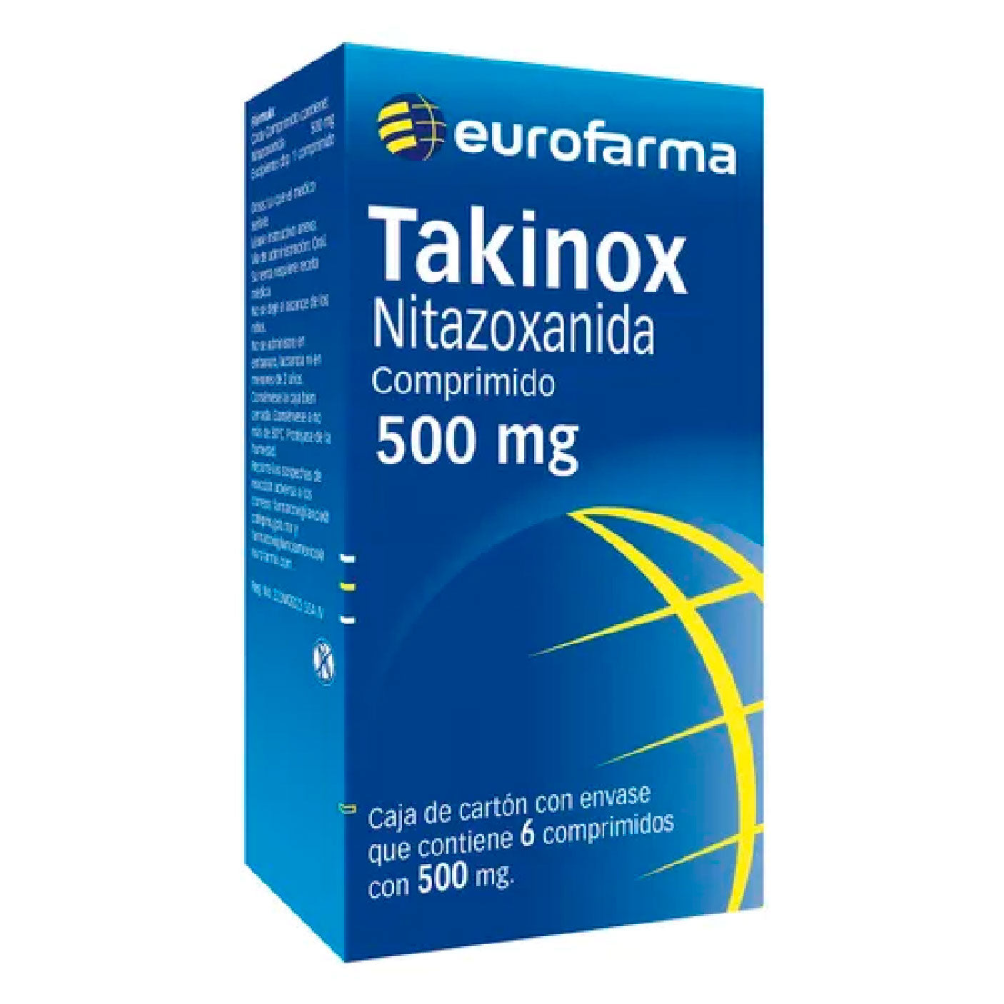 TAKINOX 6 COMPS 500 MG