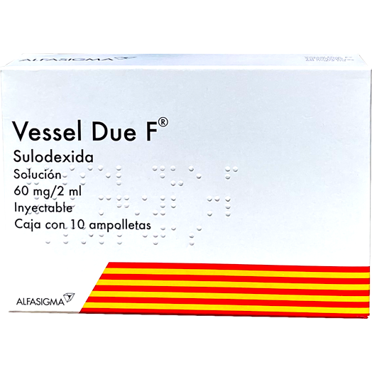 VESSEL DUE F 60MG 2ML SOLINY 10X2ML