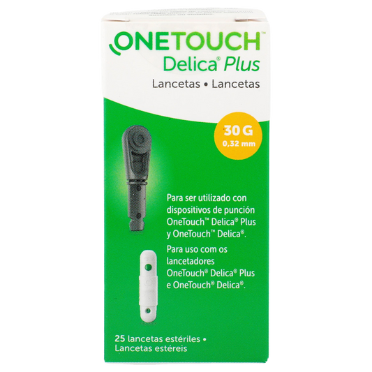 ONE TOUCH DELICA PLUS 25 LANCETAS 30