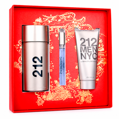 212 MEN KIT EDT 100ML MAS GEL AF SH MAS VIAL