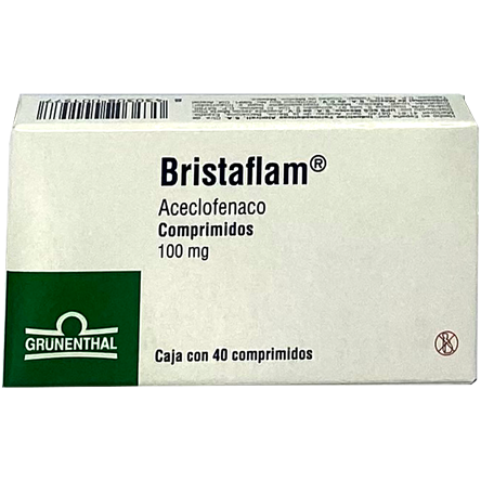 BRISTAFLAM 100 MG CPR 40