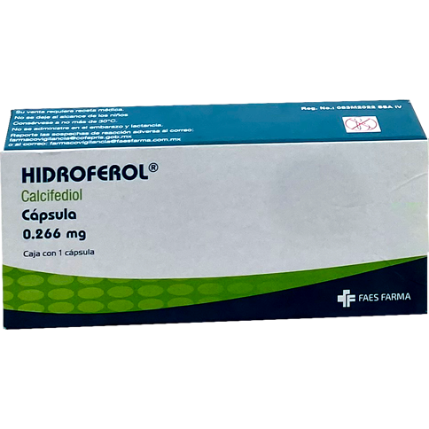 HIDROFEROL 0 266 MG 1 CAPS BLANDA