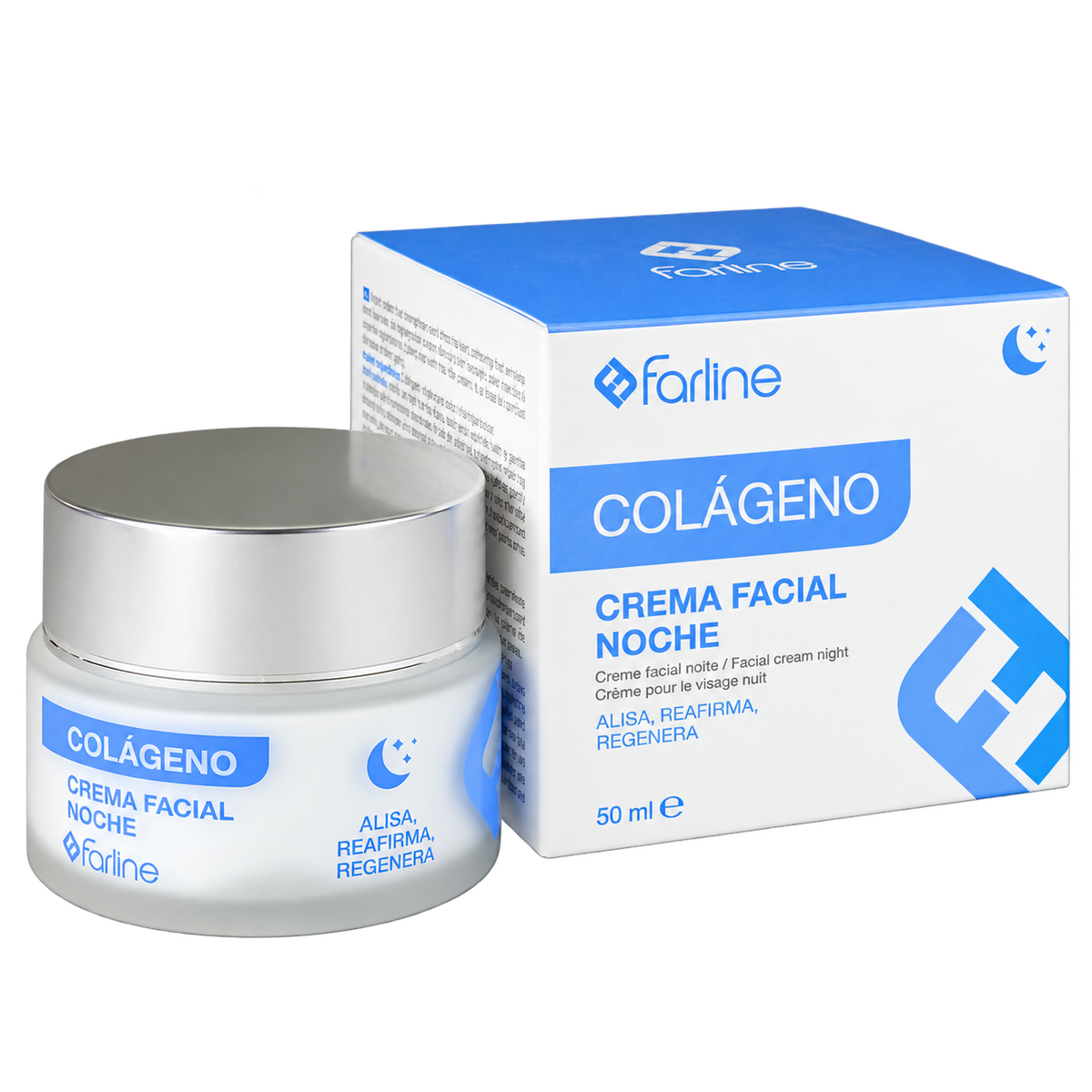 CRA FARLINE FAC COLAGEN NOCH 50ML — fondo transparente, formato 1:1