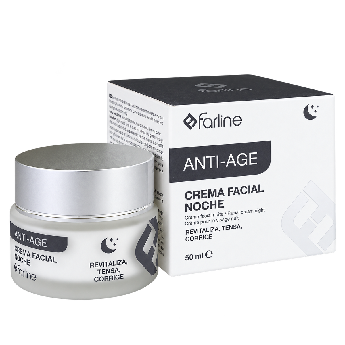 CRA FARLIN FAC ANTI AGE NOCH 50ML — fondo transparente, formato 1:1