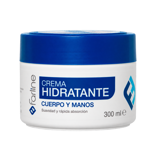 CRA FARLIN HIDRA CUERP MANOS300ML — fondo transparente, formato 1:1