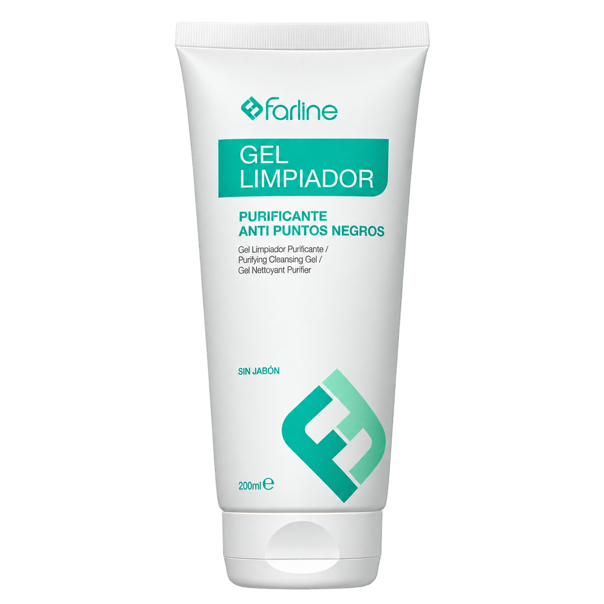 GEL LIMP FARLIN PURIFICANT 200 ML — fondo transparente, formato 1:1