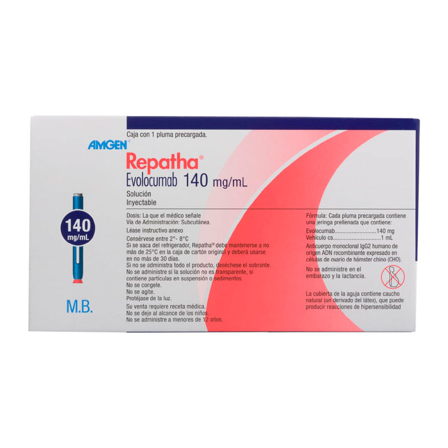 REPATHA 140ML ML PLUMA C 1 EVOLOCUMAB