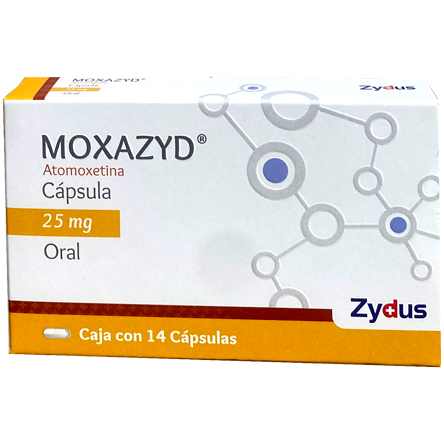 MOXAZYD 25 MG CAPS 14