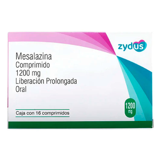 MESALAZINA  LIB PROL 1200MG 16 COMPR