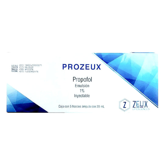 PROZEUX 1 200MG C 5 AMP 20ML PROPOFOL