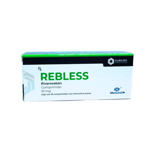REBLESS 10MG C 30 COMP Rivaroxaban