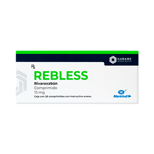 REBLESS 15MG C 28 TABS Rivaroxaban
