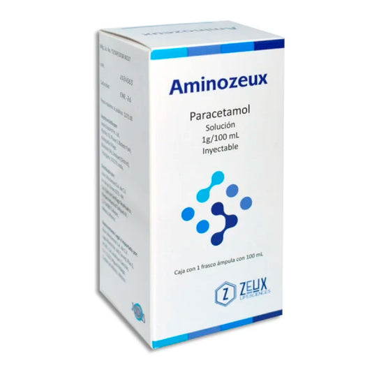 PARACETAMOL AMINOZEUX 1G 100ML C1 AMP