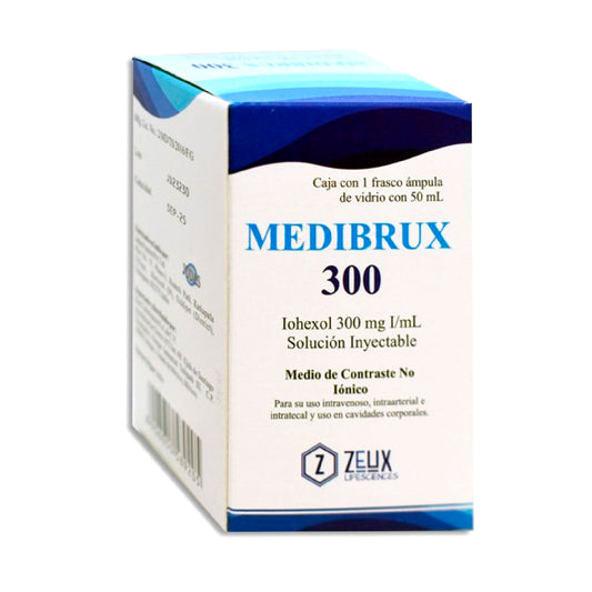 MEDIBRUX IOHEXOL 300MG 50ML C1 AMP