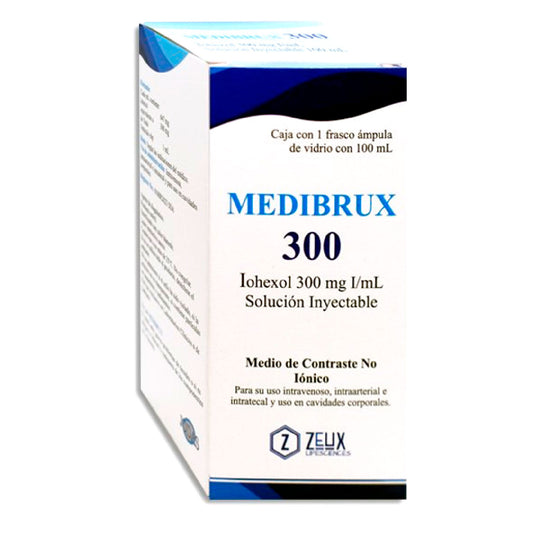 MEDIBRUX IOHEXOL 300MG 100ML C1 AMP