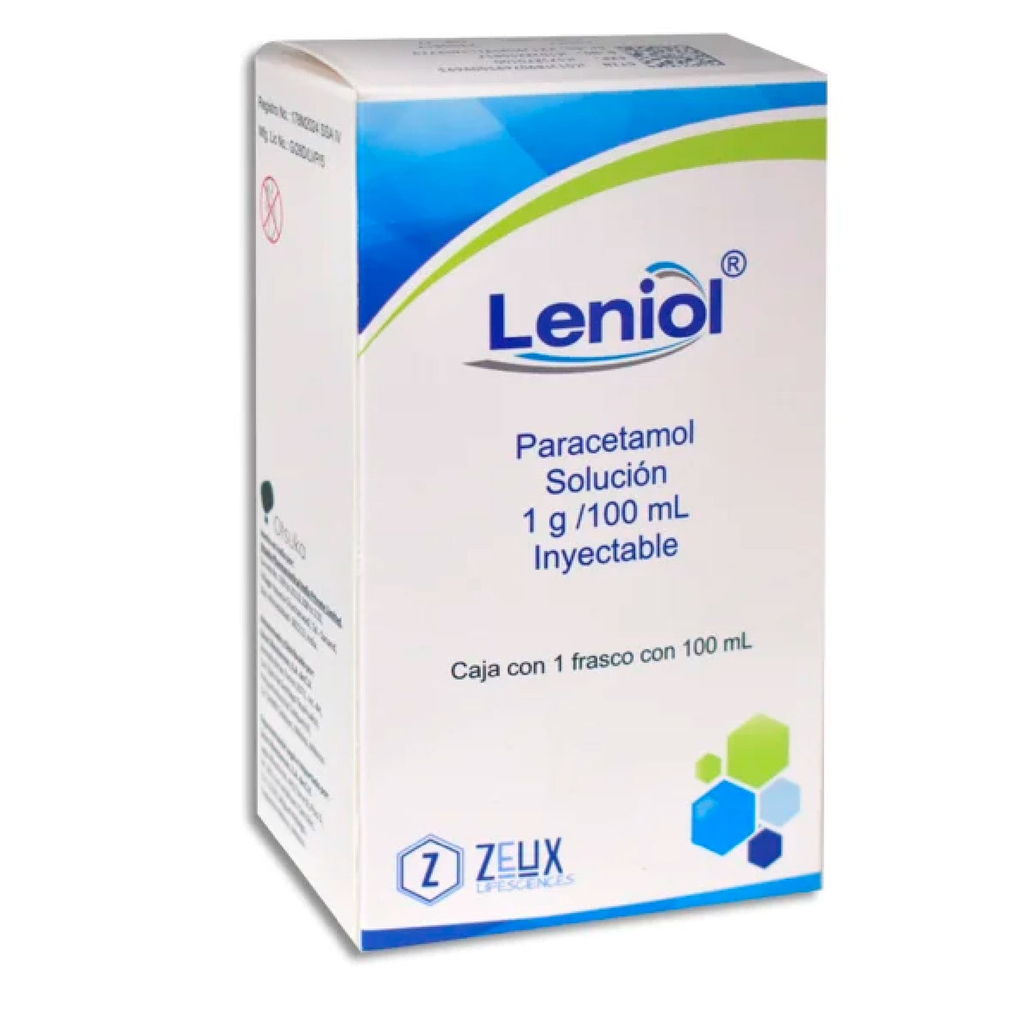 PARACETAMOL LENIOL SOL 1G 100ML INY