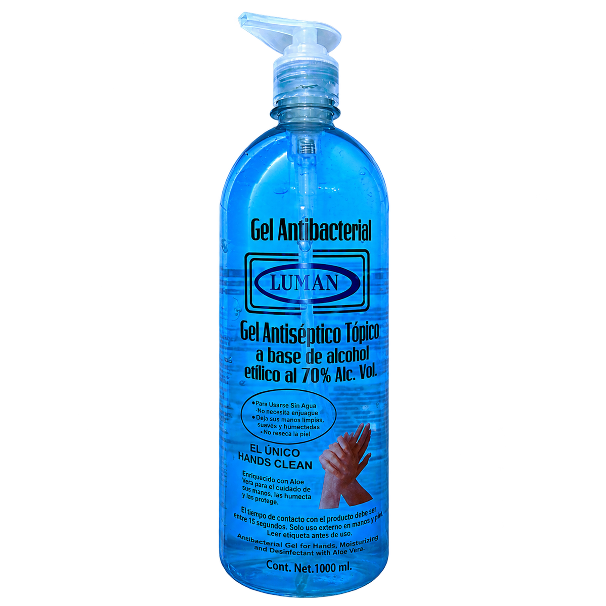 GEL ANTIBACTERIAL 1 LITRO LUMAN