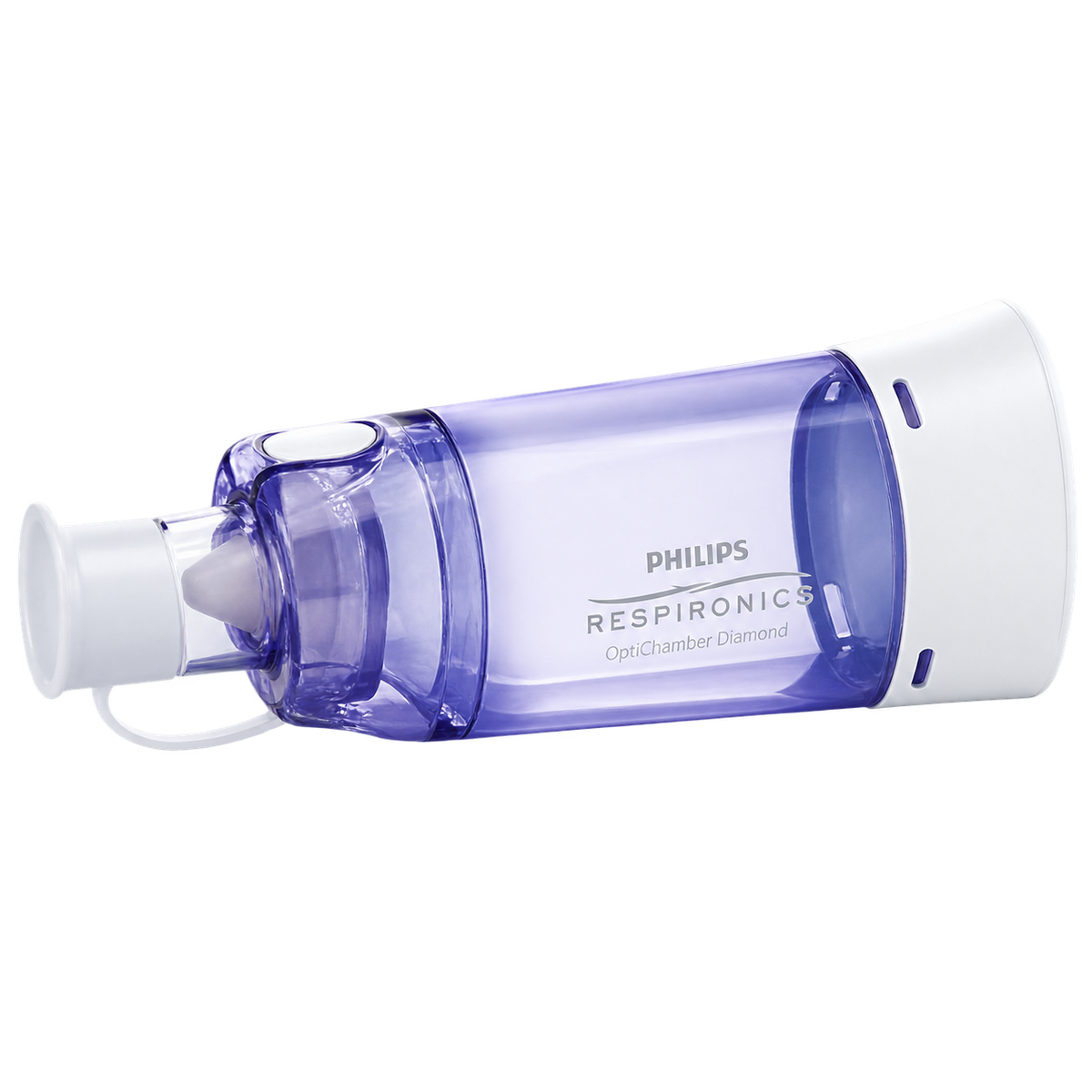 Philips Respironics OptiChamber Diamond cámara con boquilla sin mascarilla, un dispositivo exacto
