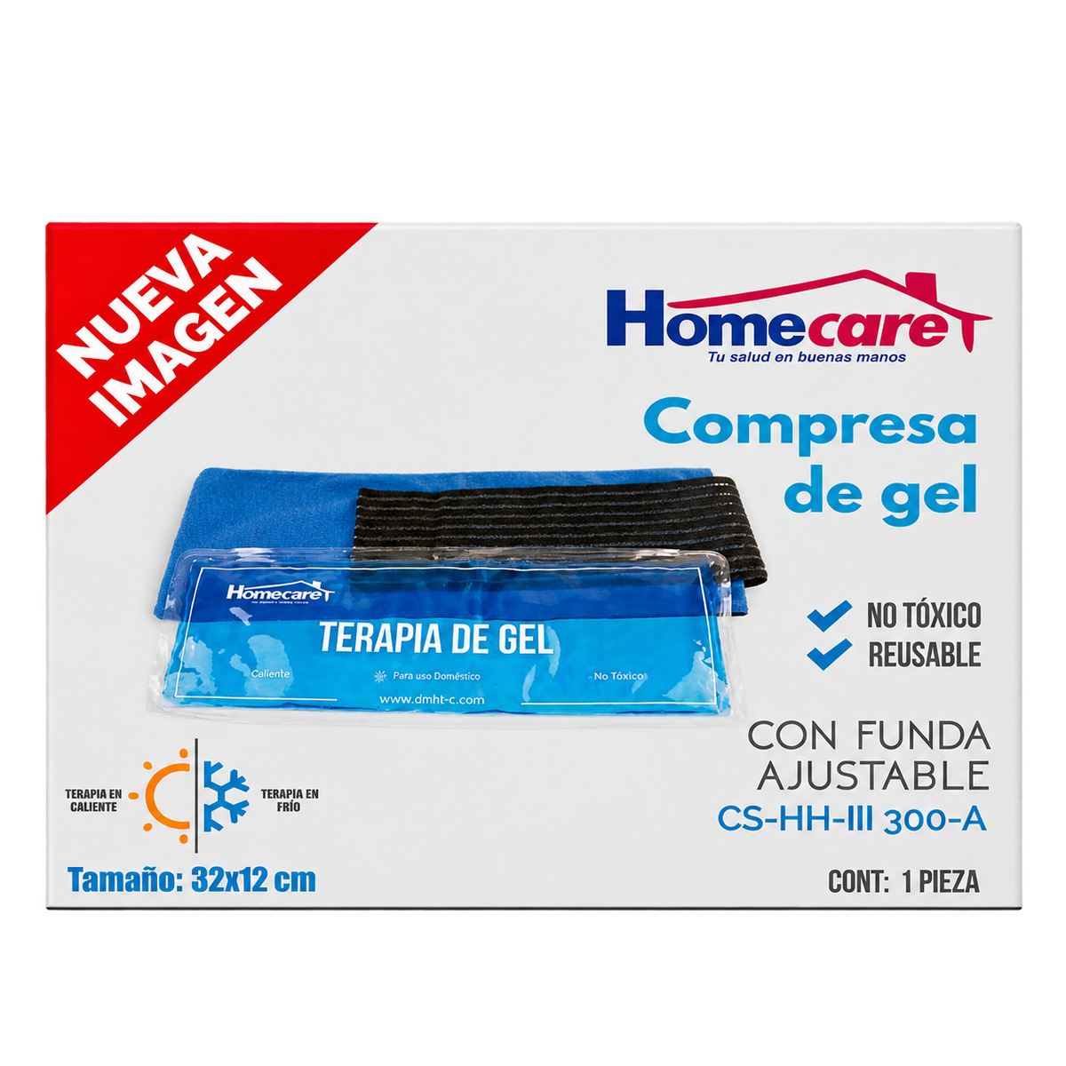 COMPRESA DE GEL FRIO CALIENTE 32X12 PVC