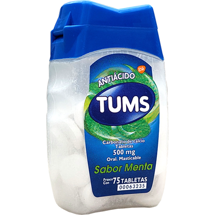 TUMS MENTA 500 MG TAB 75