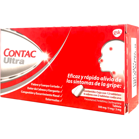 CONTAC ULTRA TAB 12
