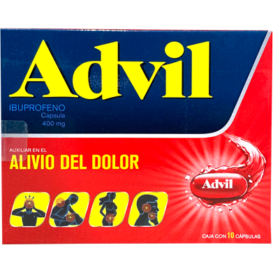 ADVIL MAX 400 MG CAPS 10 459