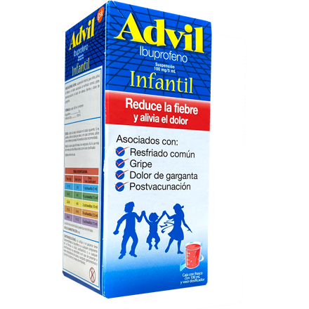ADVIL INF FRUTAS SUSP 100MG 5ML