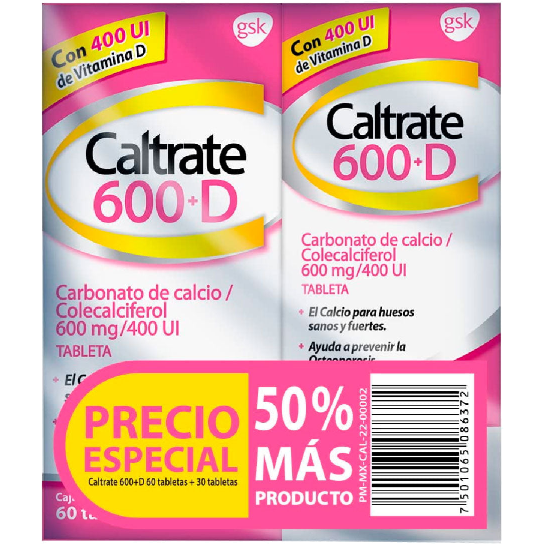 CALTRATE 600 D 60TAB MAS 30TAB GTIS