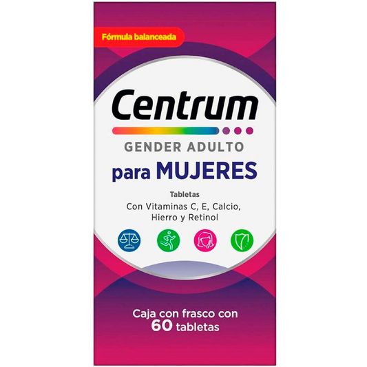 CENTRUM MUJER 50  TAB C60