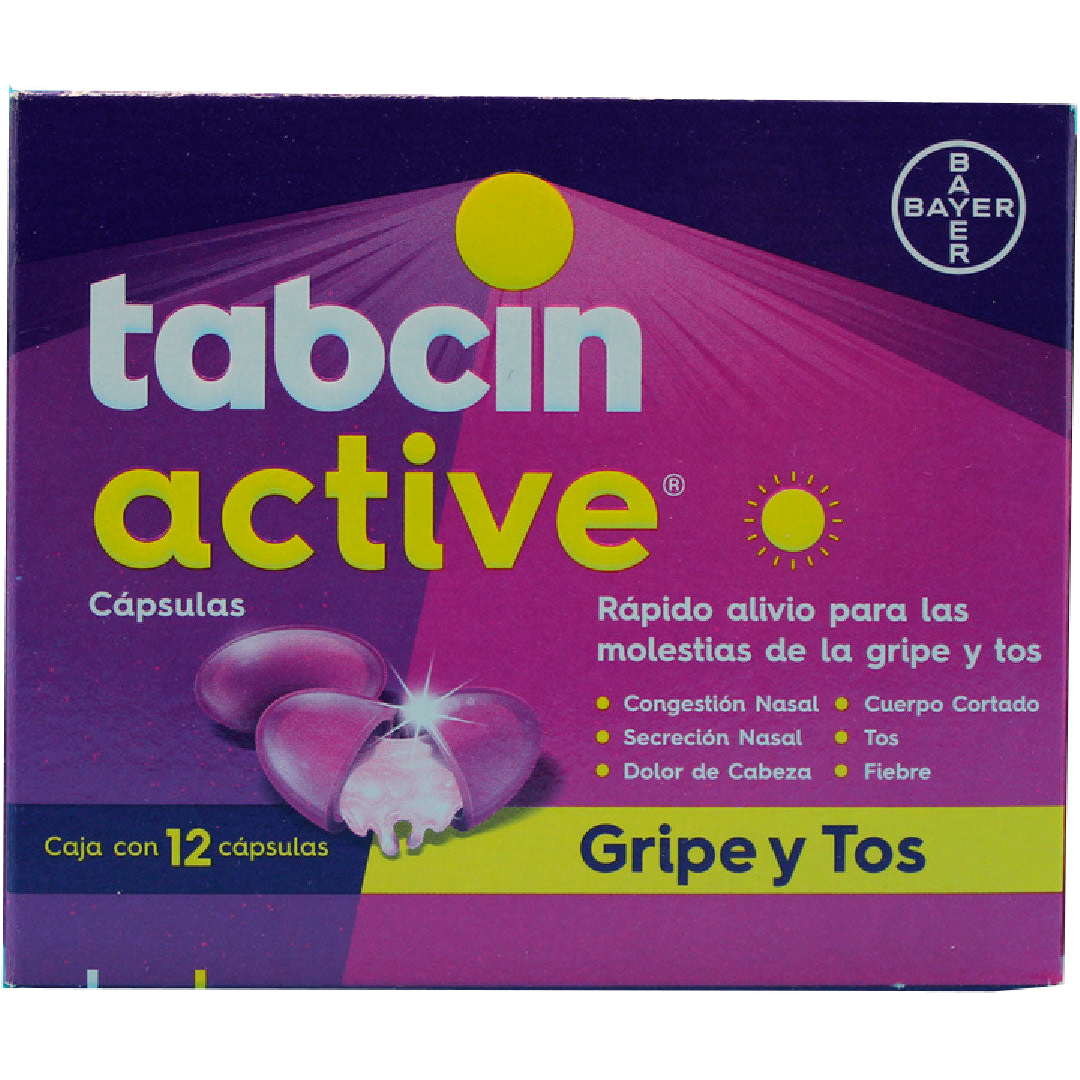 TABCIN ACTIVE 325MG 10MG 12CAPS